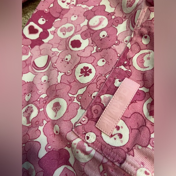 CLASSIC CARE BEARS PINK CARGO PANTS - LIMITED BLACKMILK NWOT SIZE 10 PINK - Picture 10 of 11